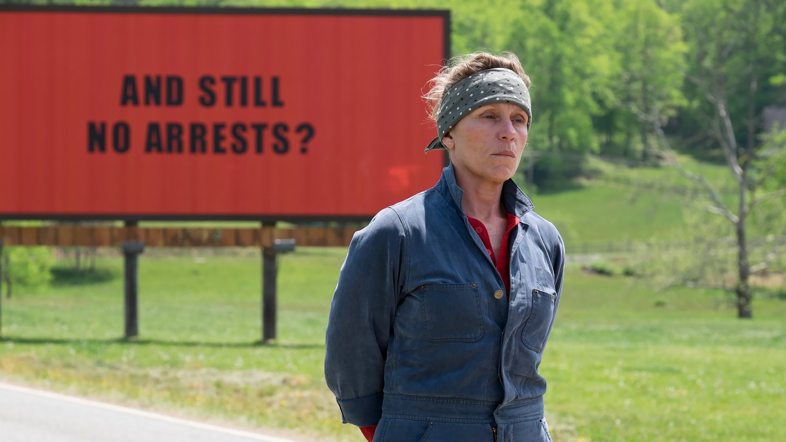 Frances McDormand - three-billboards-watching-video