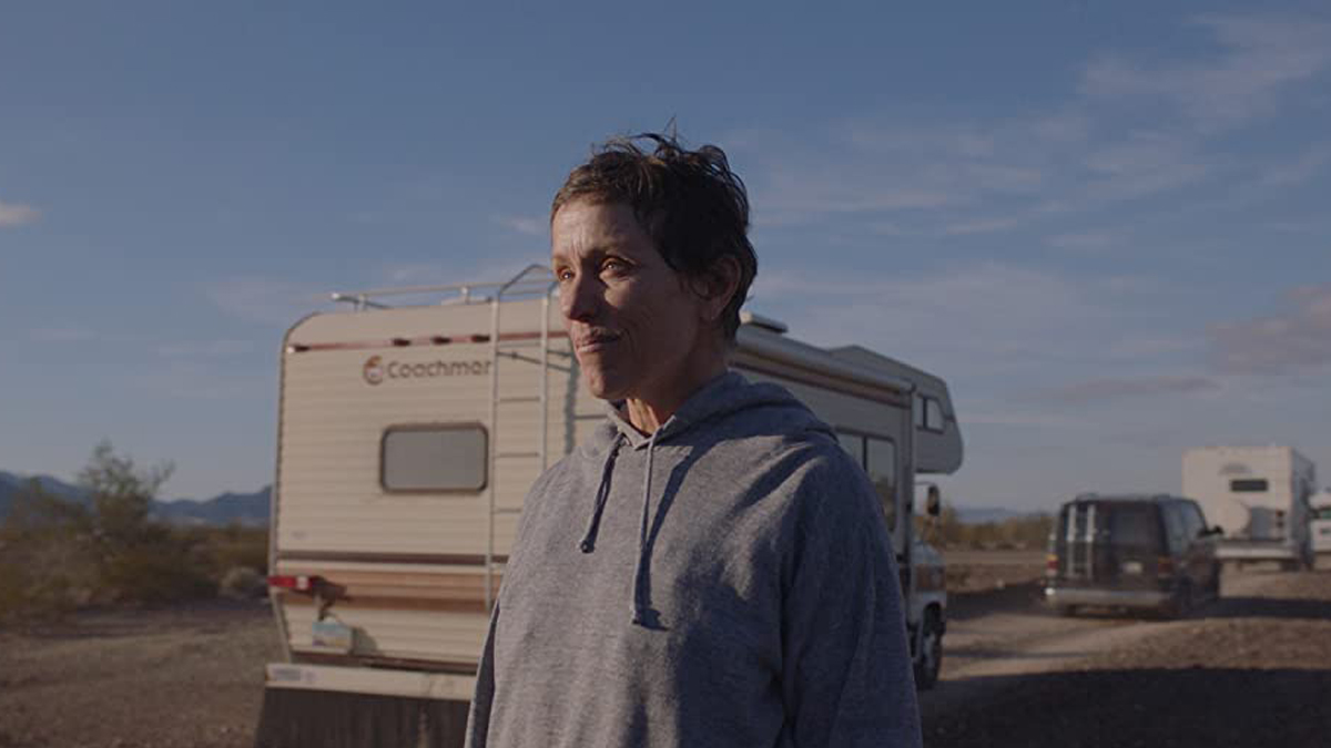 Frances McDormand in Nomadland, courtesy Searchlight Pictures