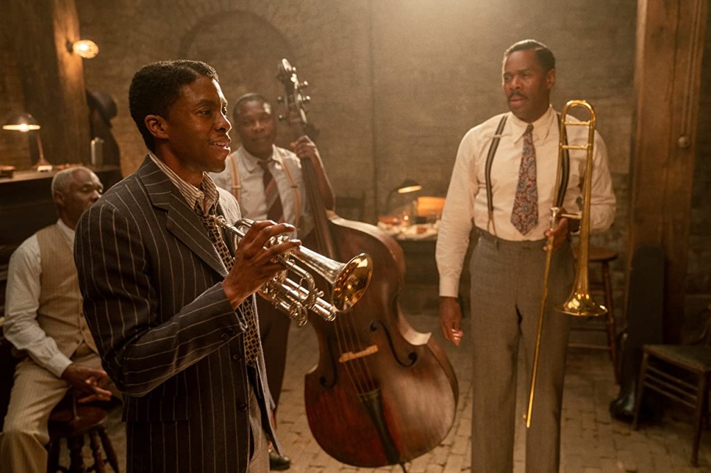 Chadwick Boseman in Ma Rainey's Black Bottom, courtesy Netflix